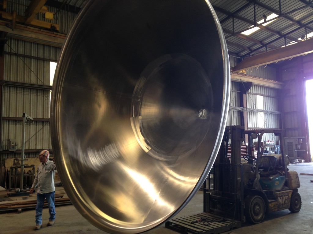 316L Vessel Polished head