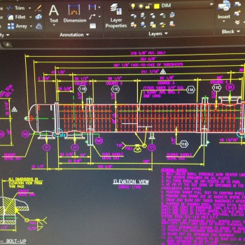 Exchanger Auto CAD