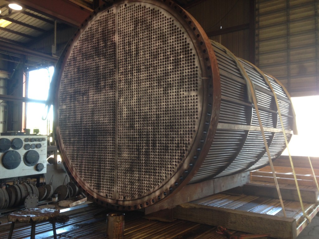 Post Weld heat treat and PT Tubesheet